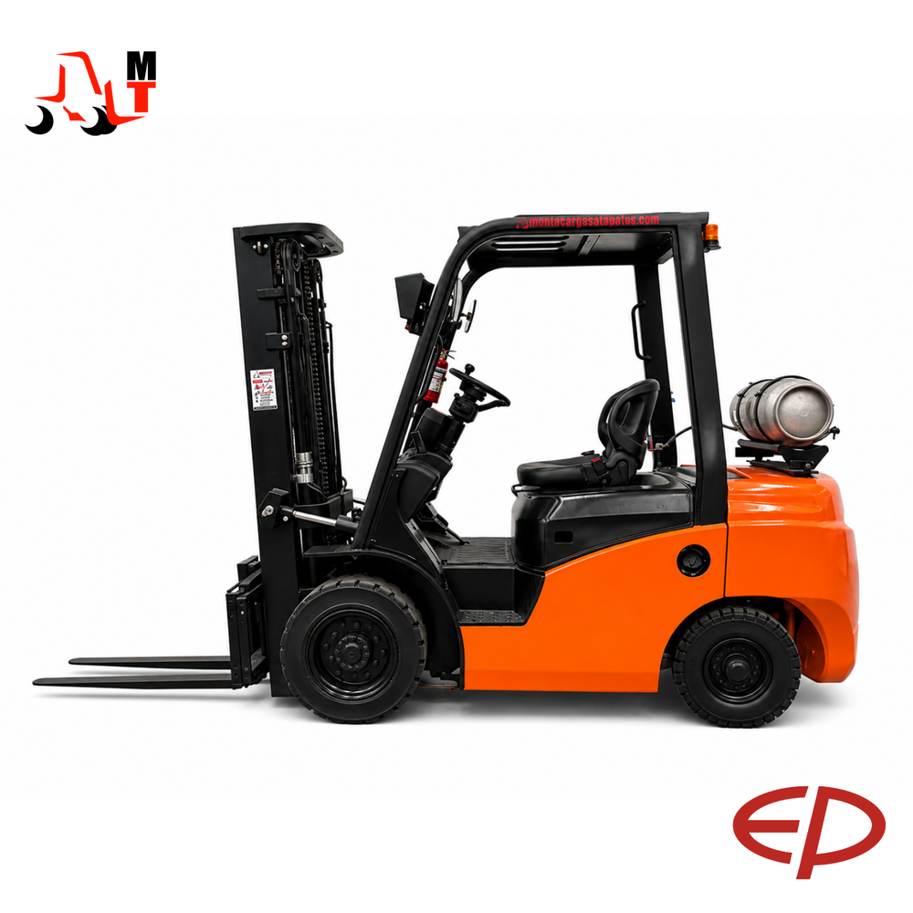 EP CPQD25T8 – Montacargas Gas LP/Gasolina 2.5 Ton