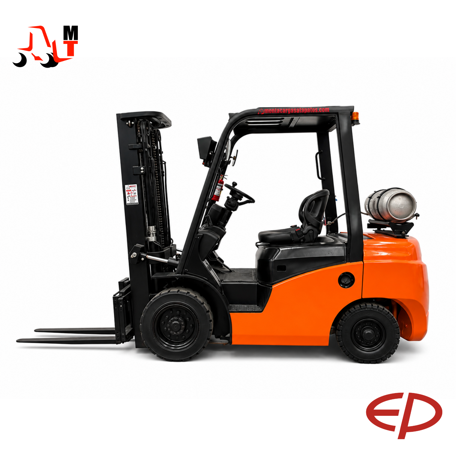 EP CPQD25T8 – Montacargas Gas LP/Gasolina 2.5 Ton