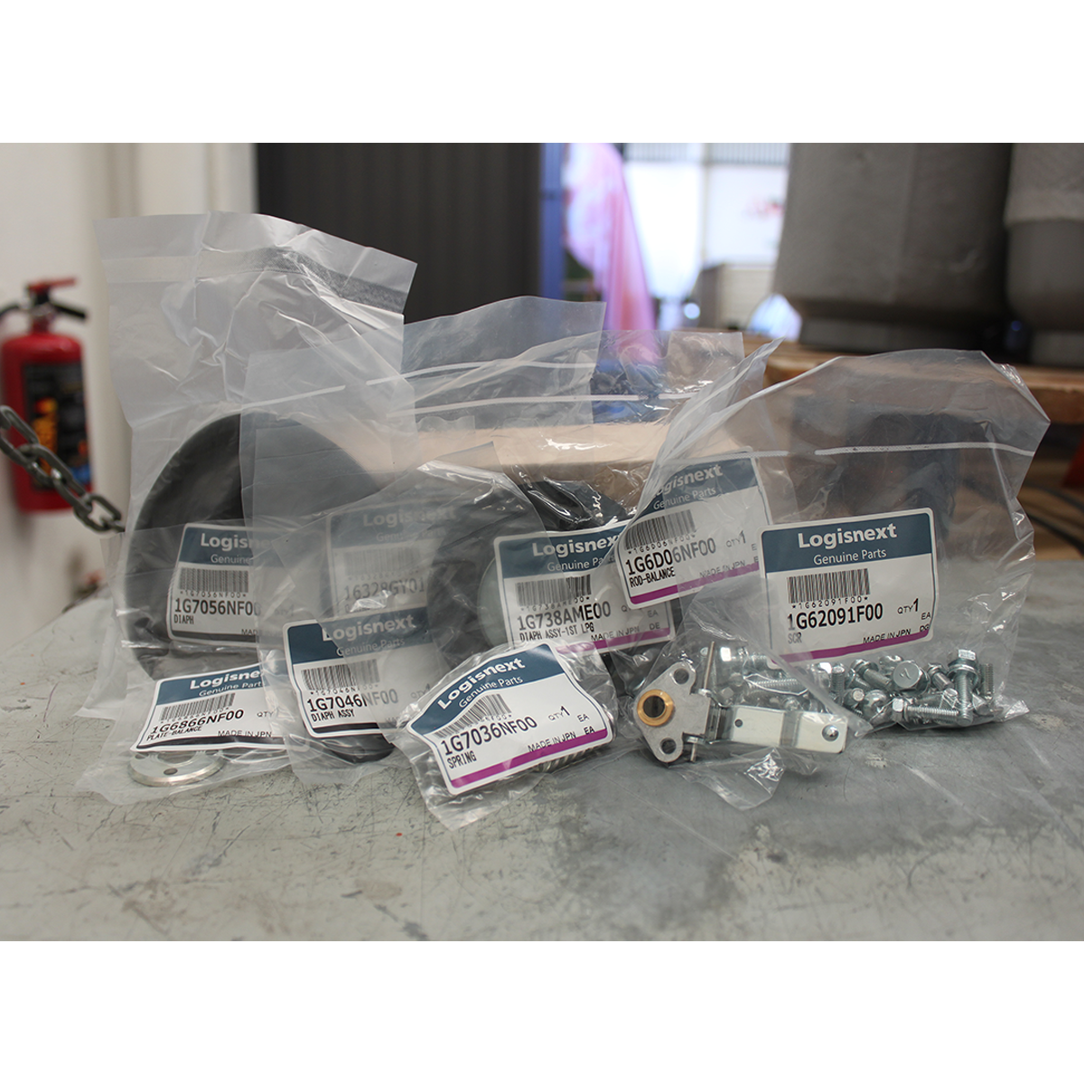 Kit De Diafragmas Regulador Nikki Para Montacargas