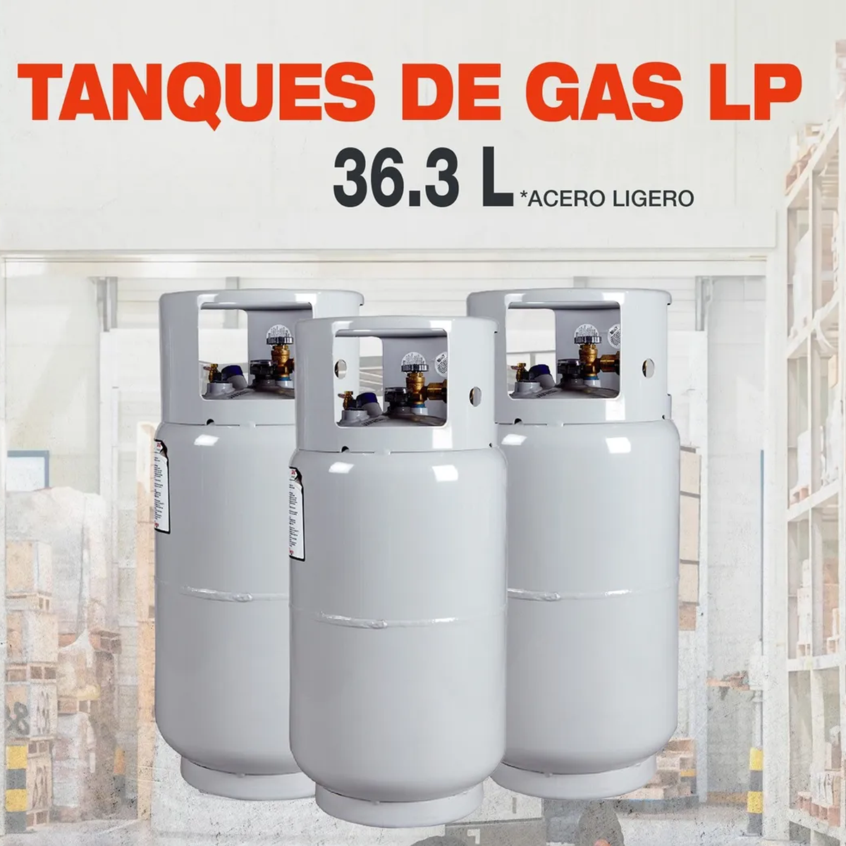 Tanque De Acero Ma Para Montacargas P/gas 33.5 Lbs